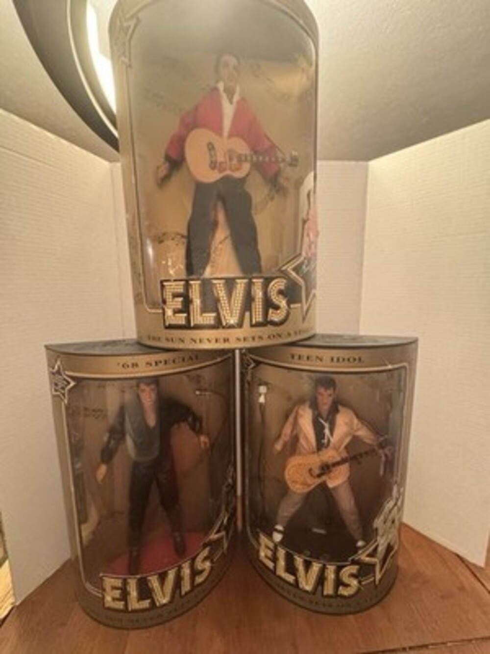 Lot of 3 Elvis Presley Hasbro Dolls Figure Teen Idol Jailhouse Rock 68 Special